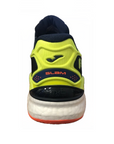 Scarpe da Padel Joma T.Slam Men 2204 TSLAMS2204P blu-limone - vista posteriore con dettaglio tallone