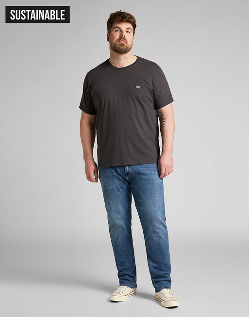 Lee SS Pacth Logo Tee short sleeve T-shirt L60UFQON washed black