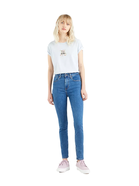 Levi's Jeans 721High Rise Skinny with high waist 188820470 bogota heart-dark indigo