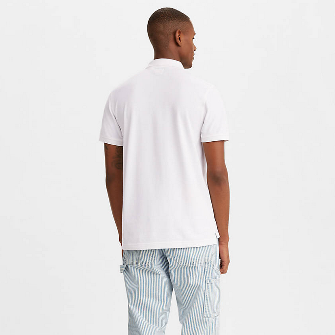 Levi's Polo manica corta da uomo Housemark 358830003 bianco