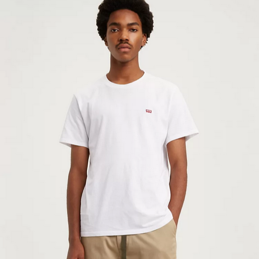 Levi's maglietta manica corta girocollo Original Little Logo 566050000 bianco