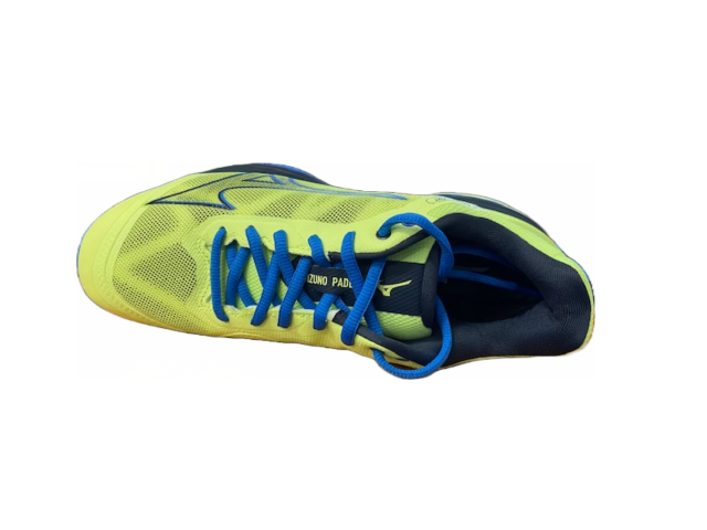 Mizuno men's padel shoe Wave Exceed Light 61GB222245 lemon yellow-blue
