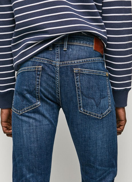 Pepe Jeans pantalone jeans da uomo Hatch vestibilità slim PM206322DM0 denim