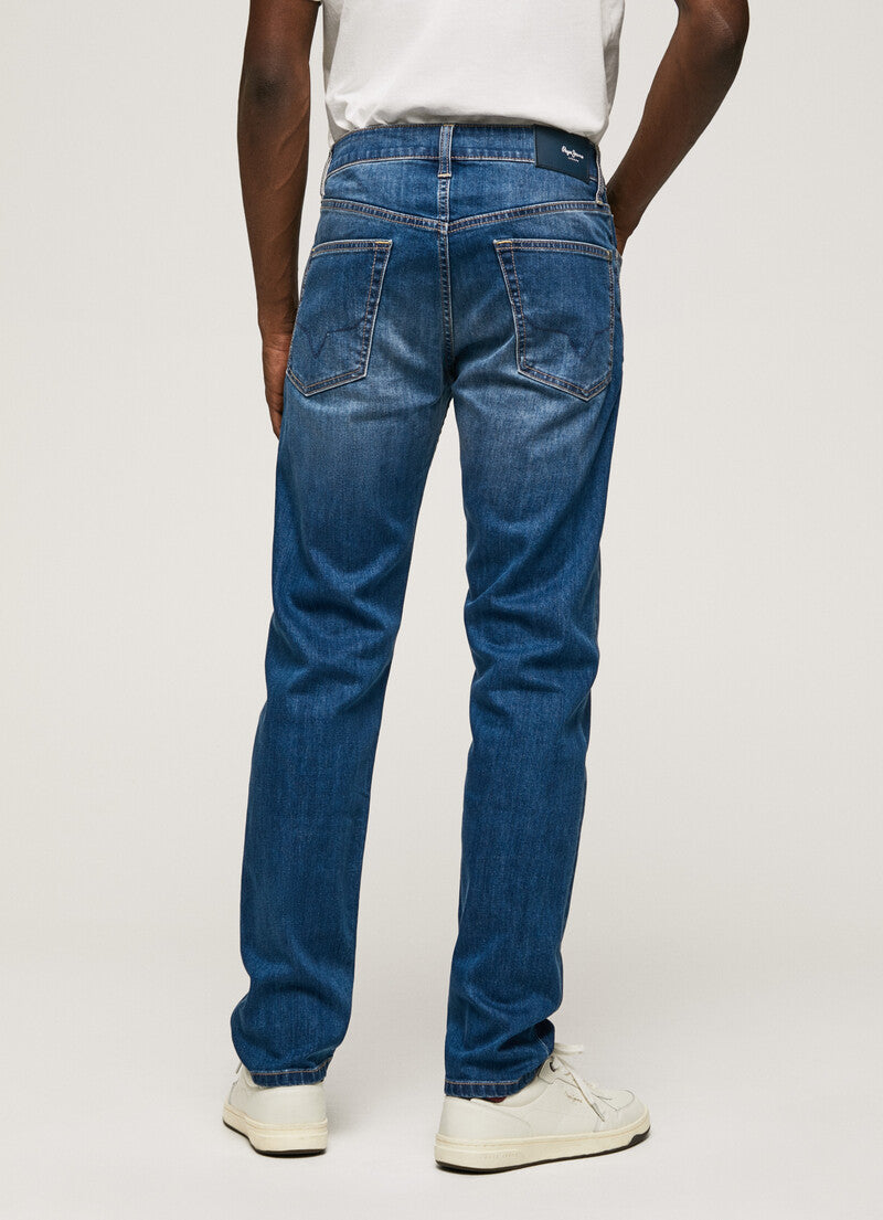 Pepe Jeans Pantalone Jeans da uomo Slim Fit Regular Waist PM206524CQ42 denim