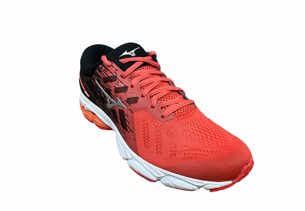 Mizuno women's running shoe Wave Ultra Ultima 12 J1GD211806 chili silver black