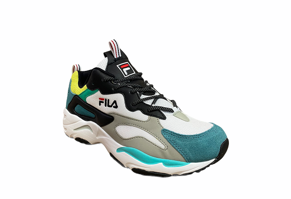 Fila scarpa sneakers da uomo Ray Tracer 1010685.13C bianco-nero-grigio