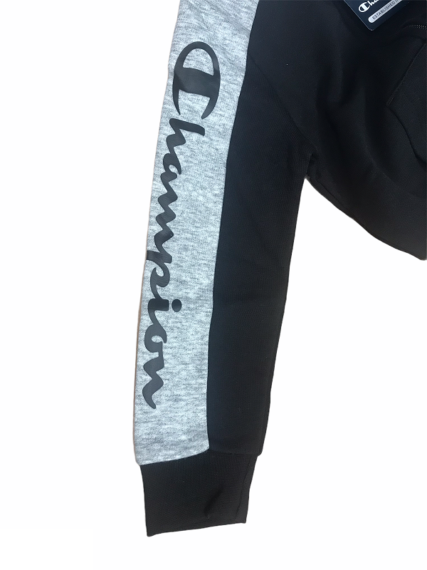 Champion Boys' tracksuit with full zip 305816 KK001 NBK black grey