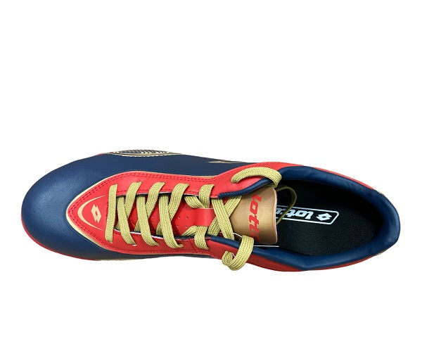 Lotto scarpa da calcetto da uomo Zhero Gravity IV 700 TF R0266 blu-rosso