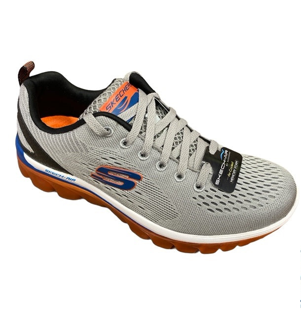 Skechers men's sports shoe Skech Air 2.0 Zero Gravity 51472 LGOR grey-orange