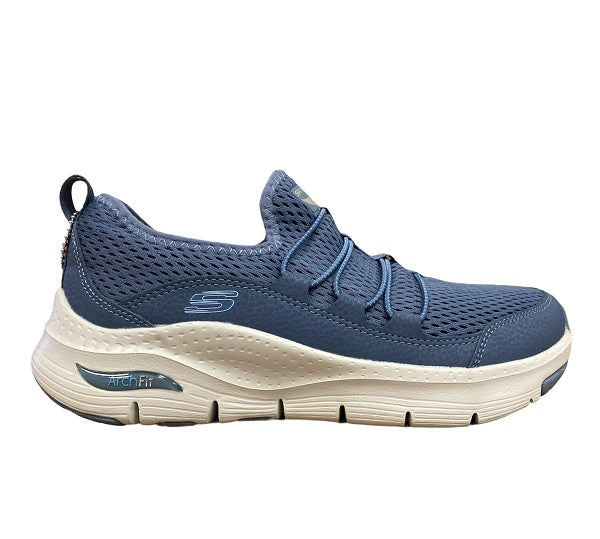 Skechers women's sneakers shoe Arch Fit Lucky Thoughts 149056 NVY blue