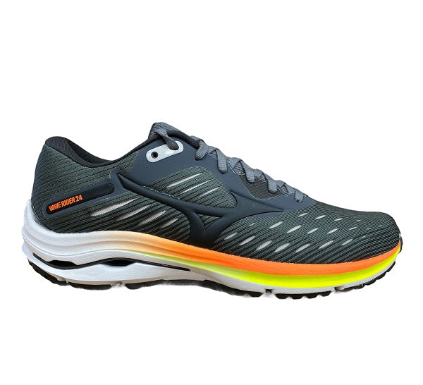 Mizuno men's running shoe Wave Rider 24 J1GC200316 gray orange crock
