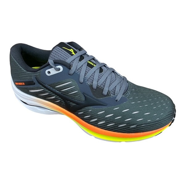 Mizuno men's running shoe Wave Rider 24 J1GC200316 gray orange crock