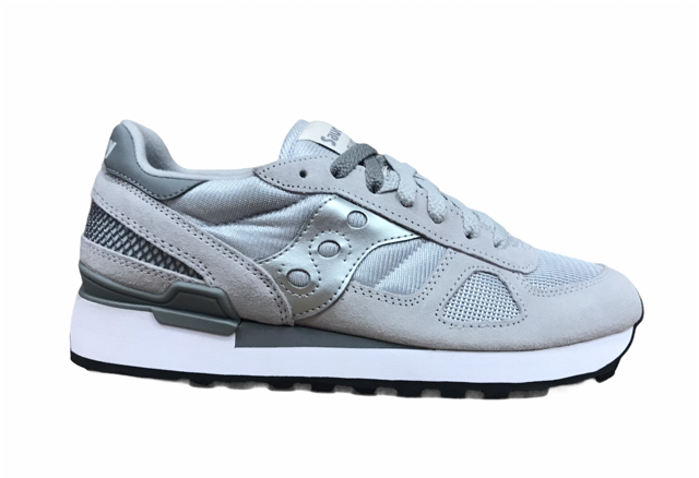 Saucony Original women's sneakers shoe Shadow S1108-803 silver grey
