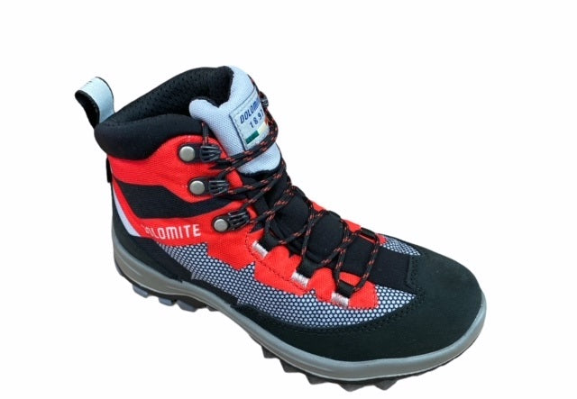 Dolomite boys' trekking boot Steinbock WT GTX 282783 PGFR grey-red