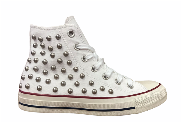 Converse Distressed with Studs 160959C white
