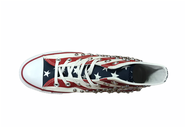 Converse CTAS USA Flag 164994C white-blue-red