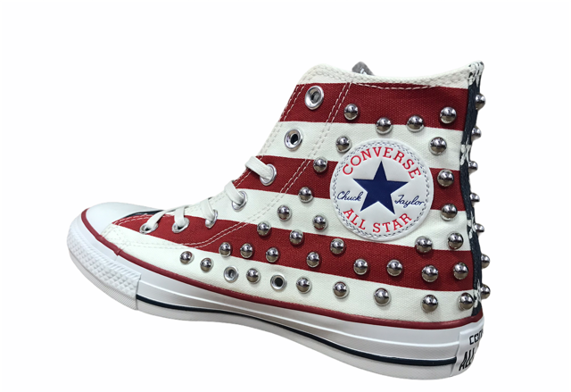 Converse CTAS USA Flag 164994C white-blue-red