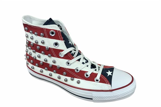 Converse CTAS USA Flag 164994C white-blue-red