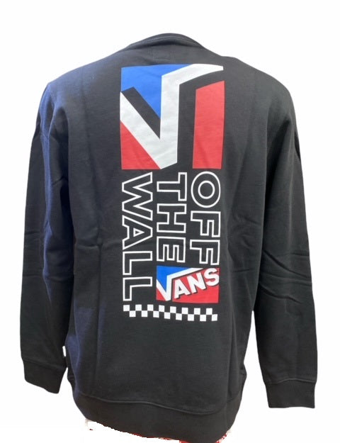 Vans felpa da uomo girocollo MN Dimension Crew VN0A4RQ8BLK nero
