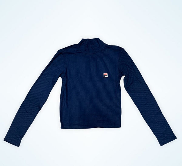 Fila maglia da donna a lupetto Ceyla Rbbed 688975 170 blu