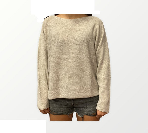 Trez Maglia donna Makeda-LCP M44592 551 beige