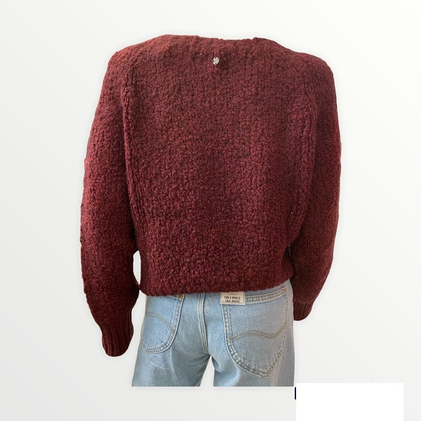 Smithy's maglia donna SW21WMA303ORDE bordeaux