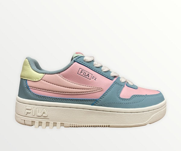 Fila scarpa sneakers da ragazza FXVentuno Low 1011351.52P pesca rosa-celeste
