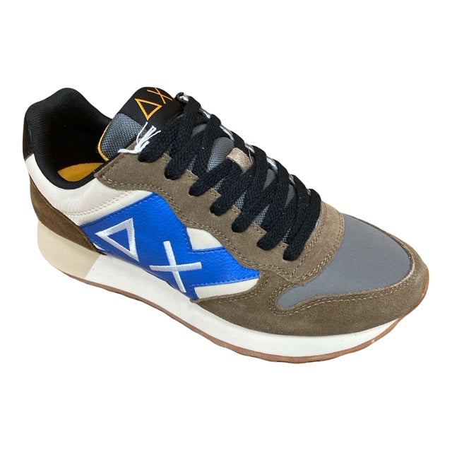 Sun68 men's sneakers shoe Jaki Colors Z41112 3177 cream white-dark beige