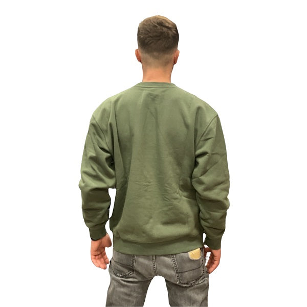 Obey Men's Sweatshirt Mini Box Logo Crew Specialty Fleece 112480100 thyme