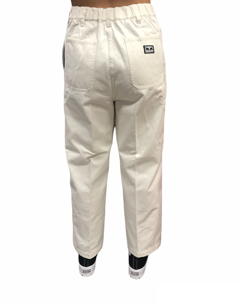 Obey Pantalone da donna Carpenter 242020085 bianco