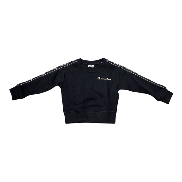 Champion Felpa girocollo da bambina 404268 CHA KK001 NBK nero