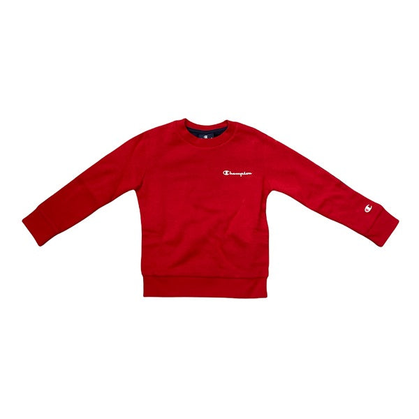 Champion Felpa Girocollo da bambino 305761 CHA RS053 HTR rosso