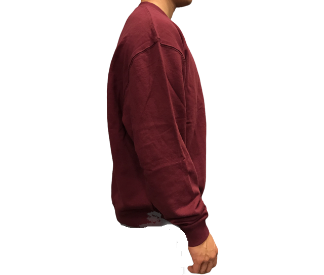 Santa Cruz Void Hand Crew crewneck sweatshirt SCA-CRW-077 burgundy