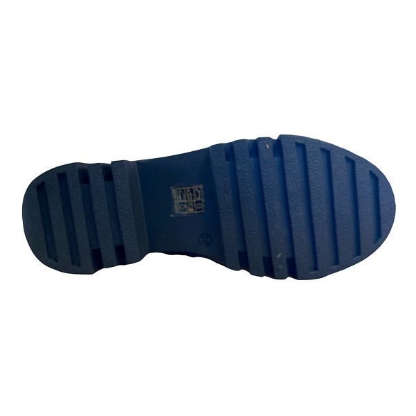 Hosis Stivali da donna in pelle stropicciata e lycra elasticizzata PRF2586 nero