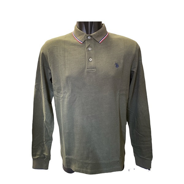 U.S. Polo Assn. Polo manica lunga Rody 60641 47773 146 army