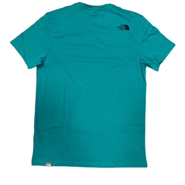 The North Face maglietta manica corta da uomo Simple Dome NF0A2TX52KQ verde porcellana