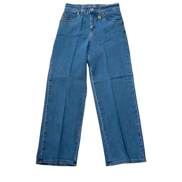 CafèNoir Denim Culotte Pants Greta C7JJ3150 B030 light sky