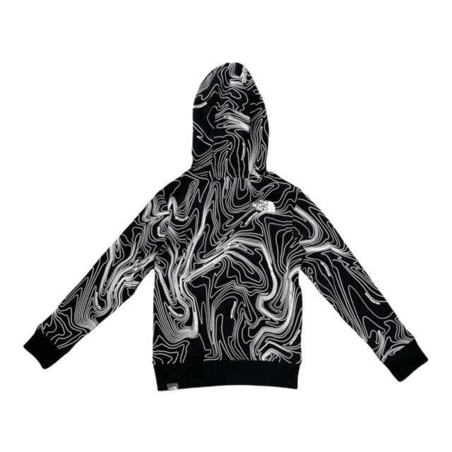 The North Face Felpa con cappuccio Junior NF0A7R1H5P61 black topographic