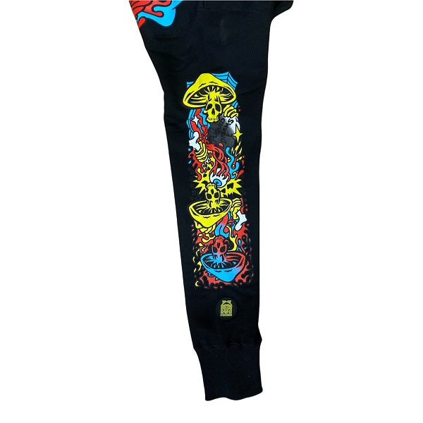 Mushroom Men's crewneck sweatshirt 29000-01 black