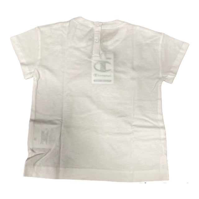 Champion Set Infant T-shirt + Short 404391 ww001 wht white-pink