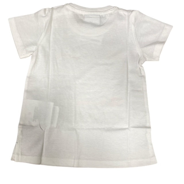 Champion maglietta maniche corte da bambina 404389 WW001 WHT bianco