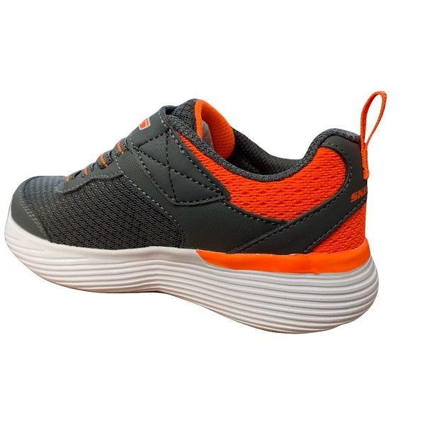 Skechers scarpa da corsa da bambino Go Run 400 V2 Darvix 405102L/CCOR grigio arancione