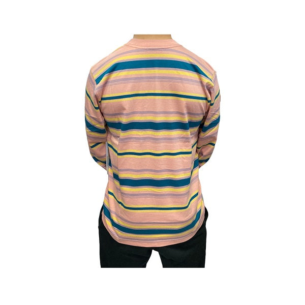 Obey T-shirt manica lunga Higland 131030115 pink multi