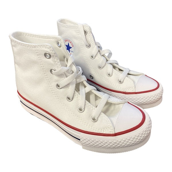 Converse scarpa sneakers da ragazzi Chuck Taylor All Star Lift Platform 372860C bianco-nero