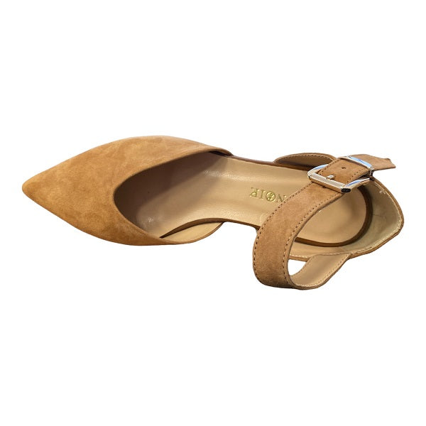 CafèNoir Women's suede ballerina C1ED5230 M007 leather