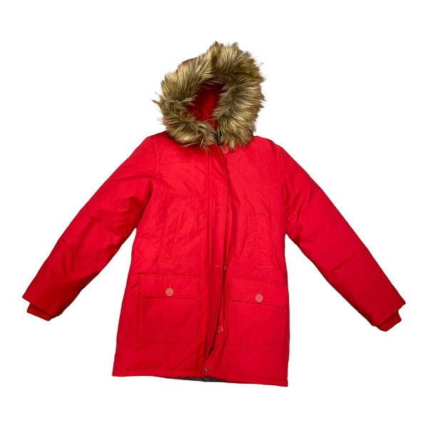 Pickwick Giacca da donna con cappuccio e pellicciacPJET999WJI8 rosso