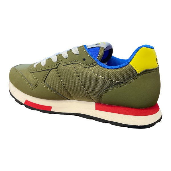 Sun68 scarpa sneakers da ragazzo Niki Solid Z32318 19 militare