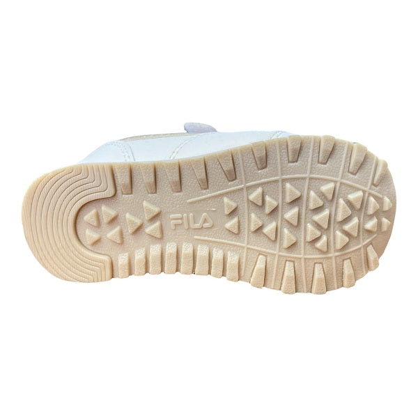 Fila Orbit infant girl's sneakers shoe with Velcro 1011080.00I white-gold