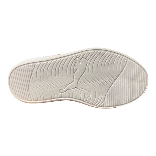 Puma shoe sneakers with strap for girls Courtflex v2 Mesh V PS 371758 11 beetroot purple white