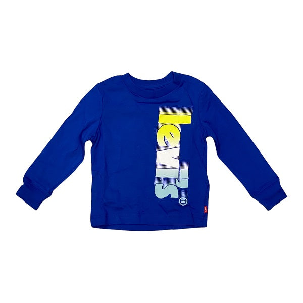 Levi's Kids t-shirt manica lunga 8EE520 9EE520 surf the web blue